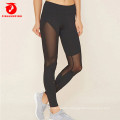 Customize Pattern Pure Black 92% Polyester 8% Spandex Brushed Super Soft Leggings